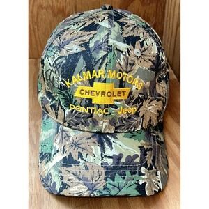 Kalmar Motor Chevrolet‎ Jeep Pontiac Camouflage Camo Baseball Hat Cap Adjustable